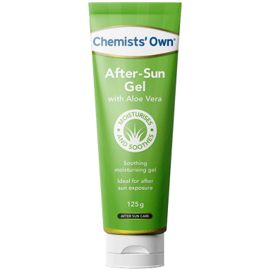 CHEMISTS OWN AFTER-SUN GEL WITH ALOE VERA GEL 125G