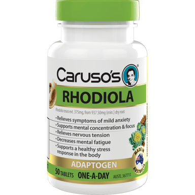 CARUSOS RHODIOLA 50 TABLETS