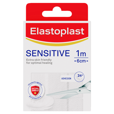 ELASTOPLAST SENSITIVE DRESSING 6CM X 1M