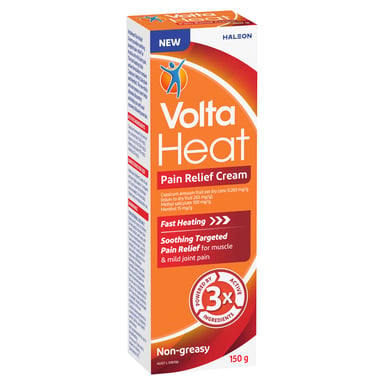 VOLTA HEAT PAIN RELIEF CREAM 150G
