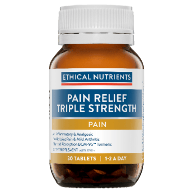 ETHICAL NUTRIENTS PAIN RELIEF TRIPLE STRENGTH 30 TABLETS