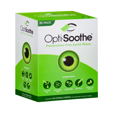 OPTI-SOOTHE EYELID WIPES 30 PACK