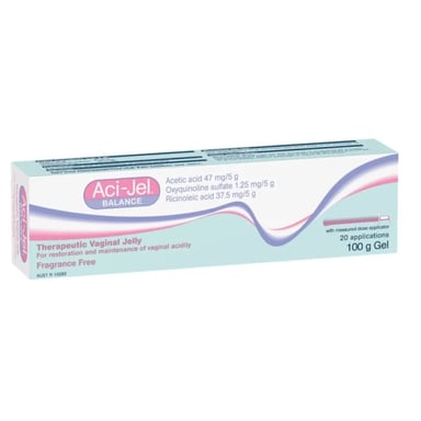 ACI-JEL THERAPEUTIC VAGINAL JELLY FRAGRANCE FREE 100G