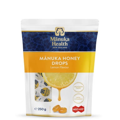 MANUKA HEALTH NZ MANUKA HONEY DROPS LEMON 58 PACK