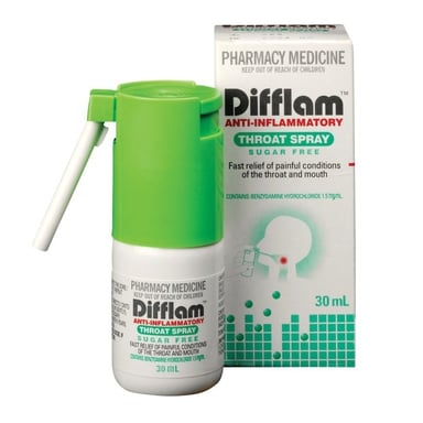 DIFFLAM KIDS SORE THROAT SPRAY 30ML