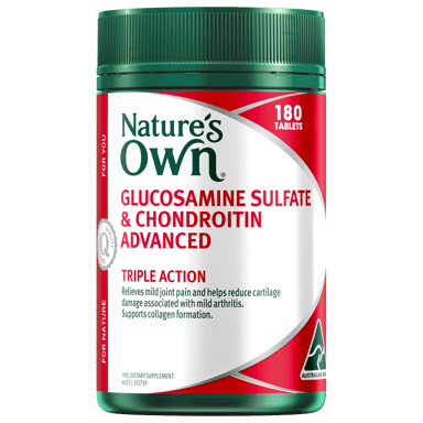 NATURES OWN GLUCOSAMINE SULFATE & CHONDROITIN ADVANCED TABLET