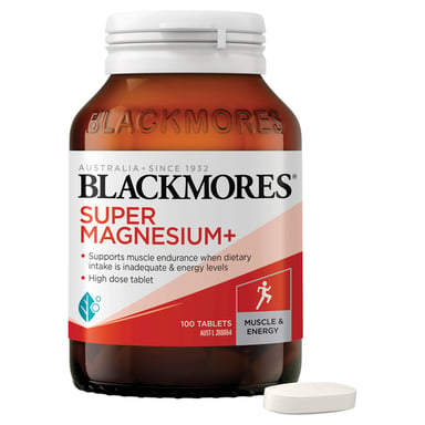 BLACKMORES SUPER MAGNESIUM+ 100 TABLETS