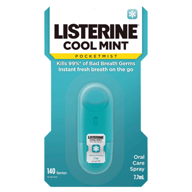 LISTERINE POCKETMIST COOL MINT SPRAY 140 PACK