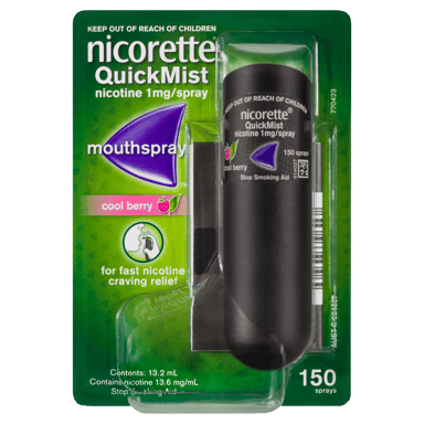 NICORETTE QUICKMIST COOL BERRY 150 SPRAYS