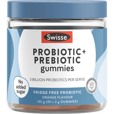 SWISSE PROBIOTIC + PREBIOTIC 45 GUMMIES