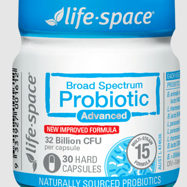 LIFE-SPACE BROAD SPECTRUM PROBIOTIC ADVANCED 30 CAPSULES