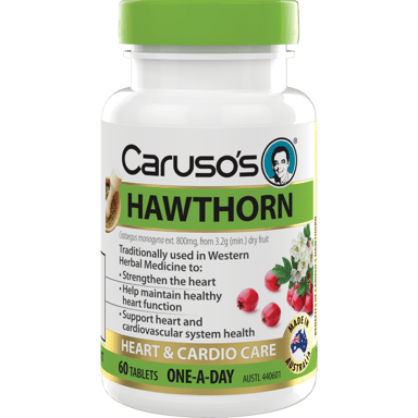 CARUSOS HAWTHORN 60 TABLETS
