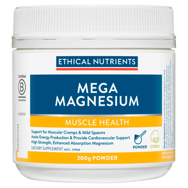 ETHICAL NUTRIENTS MEGA MAGNESIUM CITRUS POWDER 450G
