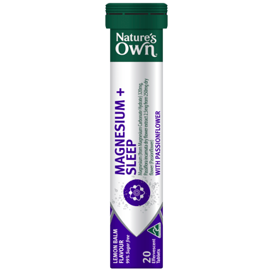 NATURES OWN MAGENSIUM + SLEEP 20 TABLETS