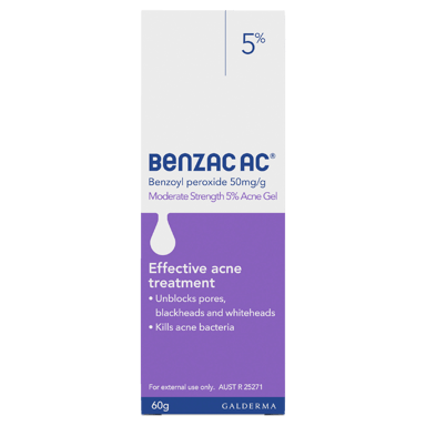 BENZAC AC 5.0% GEL 60G