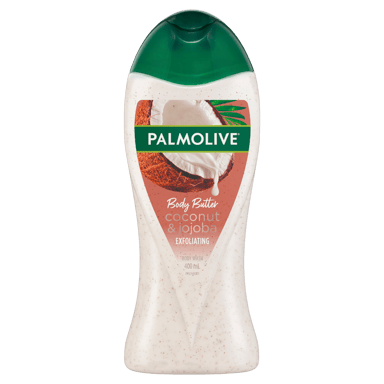 PALMOLIVE BODY WASH BODY COCONUT SCRUB EXFOLIATING 400ML