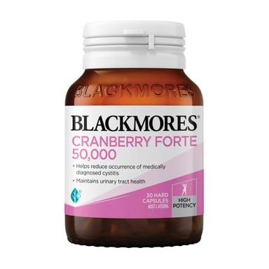 BLACKMORES CRANBERRY FORTE 50000 30 CAPSULES