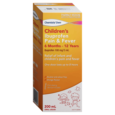 Chemists Own Childrens Ibuprofen 6 M - 12 Years 200ml Liquid