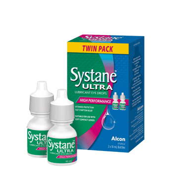 SYSTANE ULTRA LUBRICANT EYE DROPS 10ML TWIN PACK