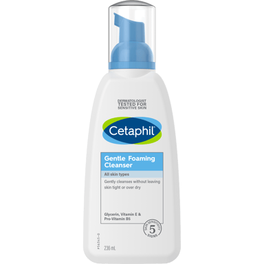CETAPHIL GENTLE FOAMING FACE CLEANSER 236ML