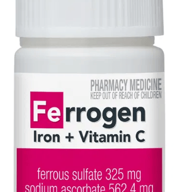 Ferro FERROGEN IRON + VITAMIN C TABLETS 90