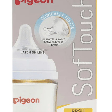 PIGEON BOTTLE SOFT TOUCH III WIDE NECK 0+ MONTHS 160ML