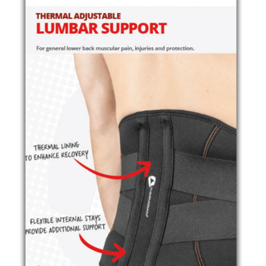 THERMOSKIN THERMAL SUPPORT LUMBAR SUPPORT MEDIUM