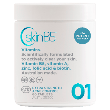 SKINB5 VITAMINS EXTRA STRENGTH ACNE CONTROL 60 TABLETS
