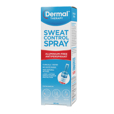 DERMAL THERAPY ANTIPERSPIRANT SPRAY SWEAT CONTROL 60ML