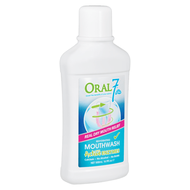 ORAL 7 MOISTURISING MOUTHWASH 500ML