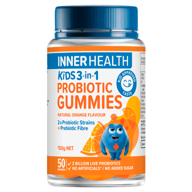 INNER HEALTH KIDS 3-IN-1 PROBIOTIC 50 GUMMIES