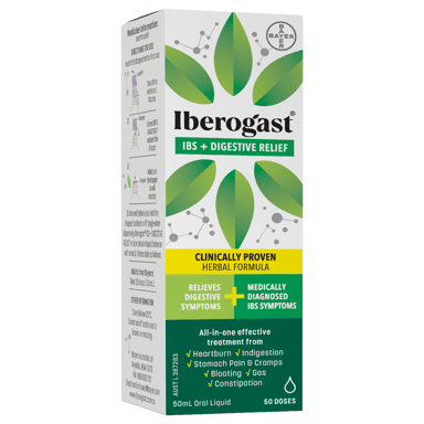 IBEROGAST IBS + DIGESTIVE RELIEF 50ML LIQUID