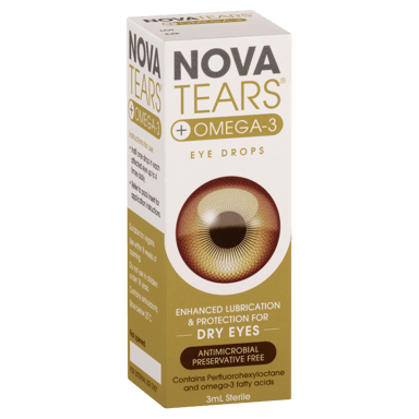 NOVA TEARS OMEGA-3 LUBRICANT EYE DROPS 3ML