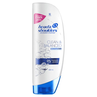 HEAD & SHOULDERS CLEAN & BALANCED CONDITIONER 400ML