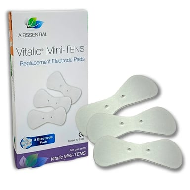 AIRSSENTIAL VITALIC MINI-TENS REPLACEMENT ELECTRODE PADS 3 PACK