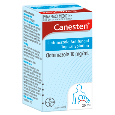 CANESTEN CLOTRIMAZOLE ANTI-FUNGAL TOPICAL SOLUTION 20ML