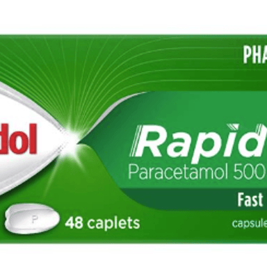 PANADOL RAPID 500MG 48 CAPLETS