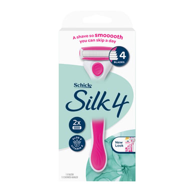 SCHICK QUATTRO WOMEN RAZOR + 2 BLADES