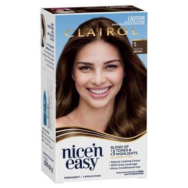 CLAIROL NICE N EASY 5 MEDIUM BROWN