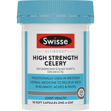 SWISSE ULTIBOOST HIGH STRENGTH CELERY 50 CAPSULES