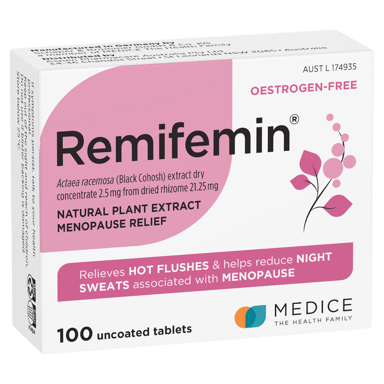 REMIFEMIN MENOPAUSE SYMPTOM RELIEF 100 TABLETS