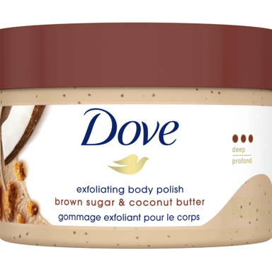 DOVE BROWN SUGAR BODY POLISH 298G