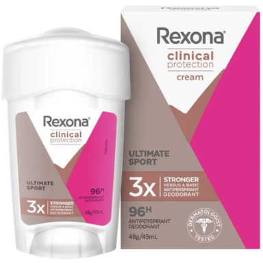 REXONA CLINICAL CREAM ULTRA SPORT SOFT SOLID 45ML