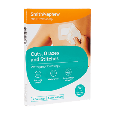 OPSITE POST-OP 8.5CM X 9.5CM 3 PACK