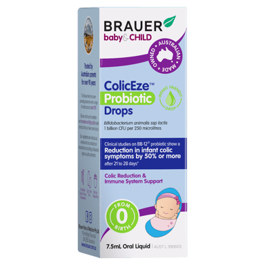 BRAUER COLICEZE PROBIOTIC DROPS FOR INFANTS 7.5ML