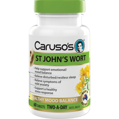 CARUSOS ST JOHNS WORT 60 TABLETS