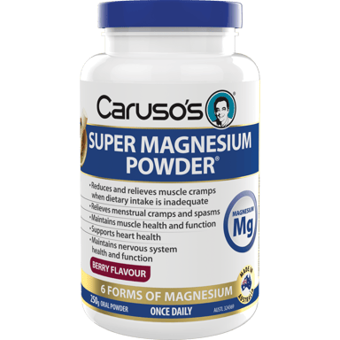 CARUSOS SUPER MAGNESIUM BERRY POWDER 250G
