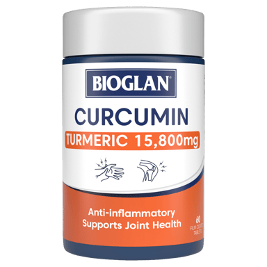 BIOGLAN CURCUMIN TURMERIC 15800MG 60 TABLETS