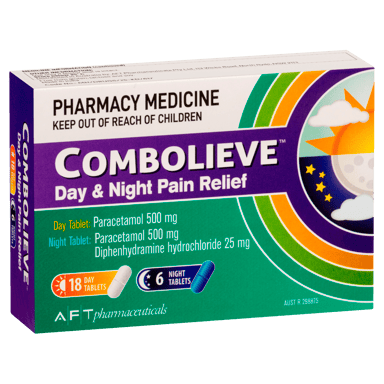 COMBOLIEVE DAY & NIGHT TABLET 24 TABLETS