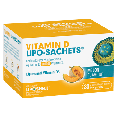 Ferro VITAMIN D LIPO-SACHETS MELON 30 X 5G